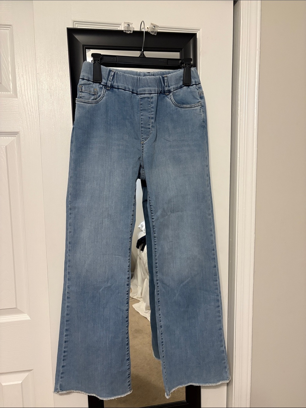 BEVY FLOG Light Blue Wide-Leg Pull-On Jeans